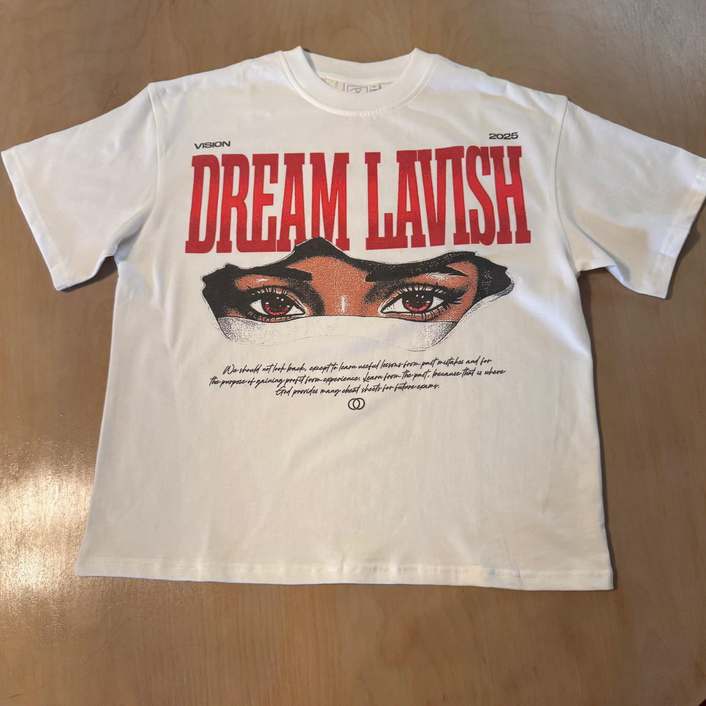 Adult DREAM LAVISH Summer Classic Tee (White)