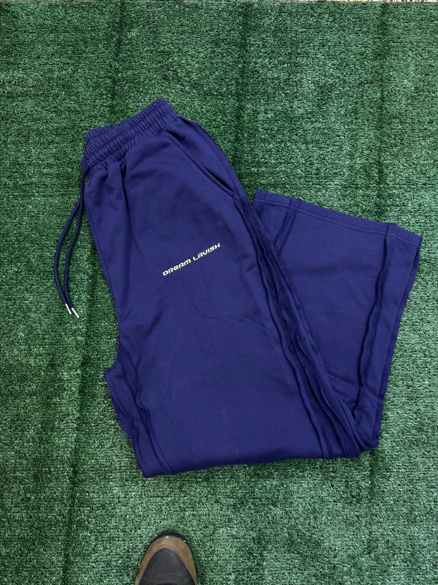 Purple Triple Ridge Fleece Track Pants