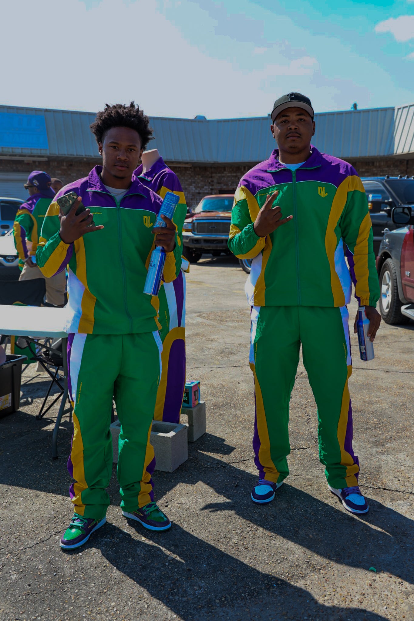 Adults Track Pants Green Colorway