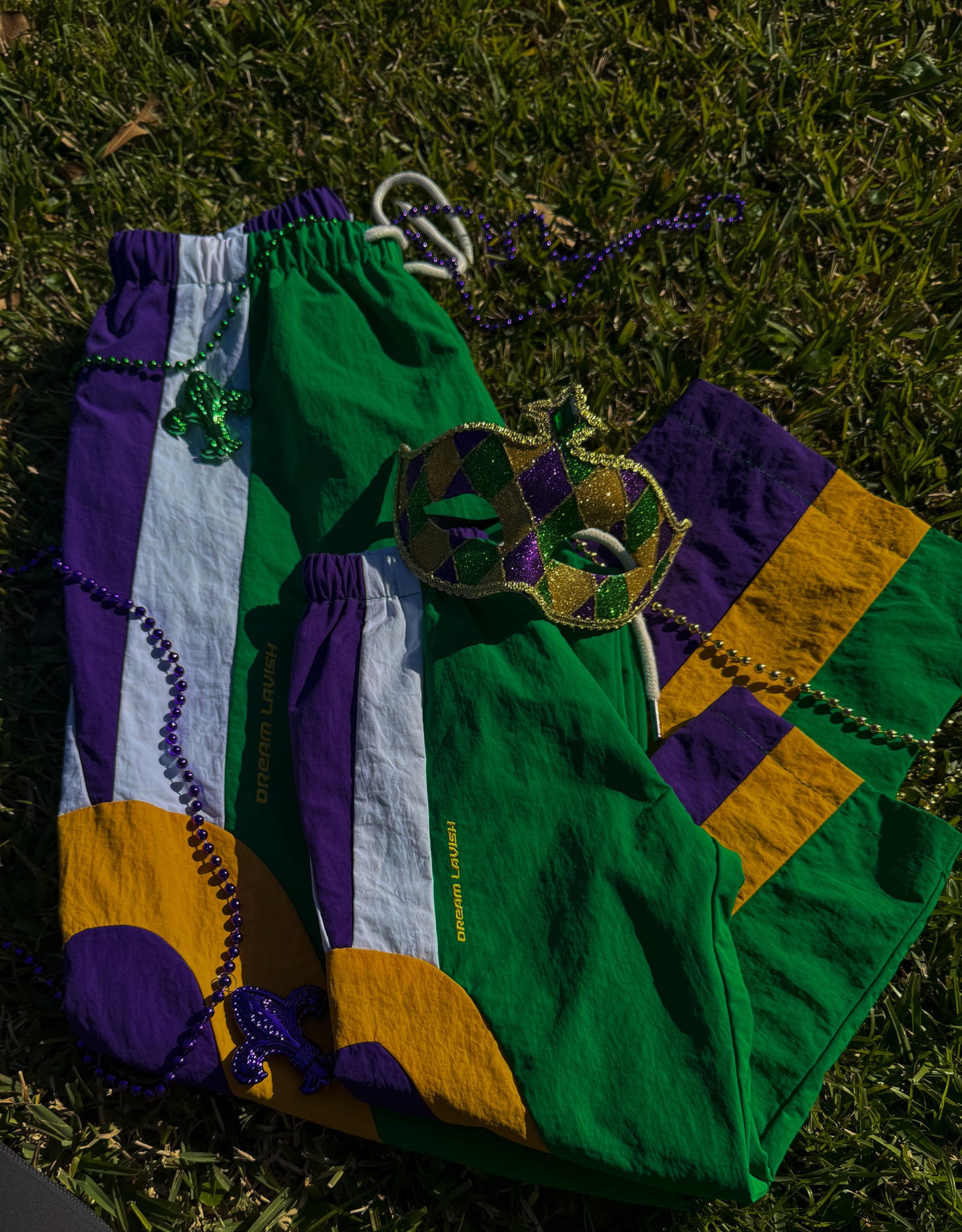 Kids Mardi Gras Track Pants